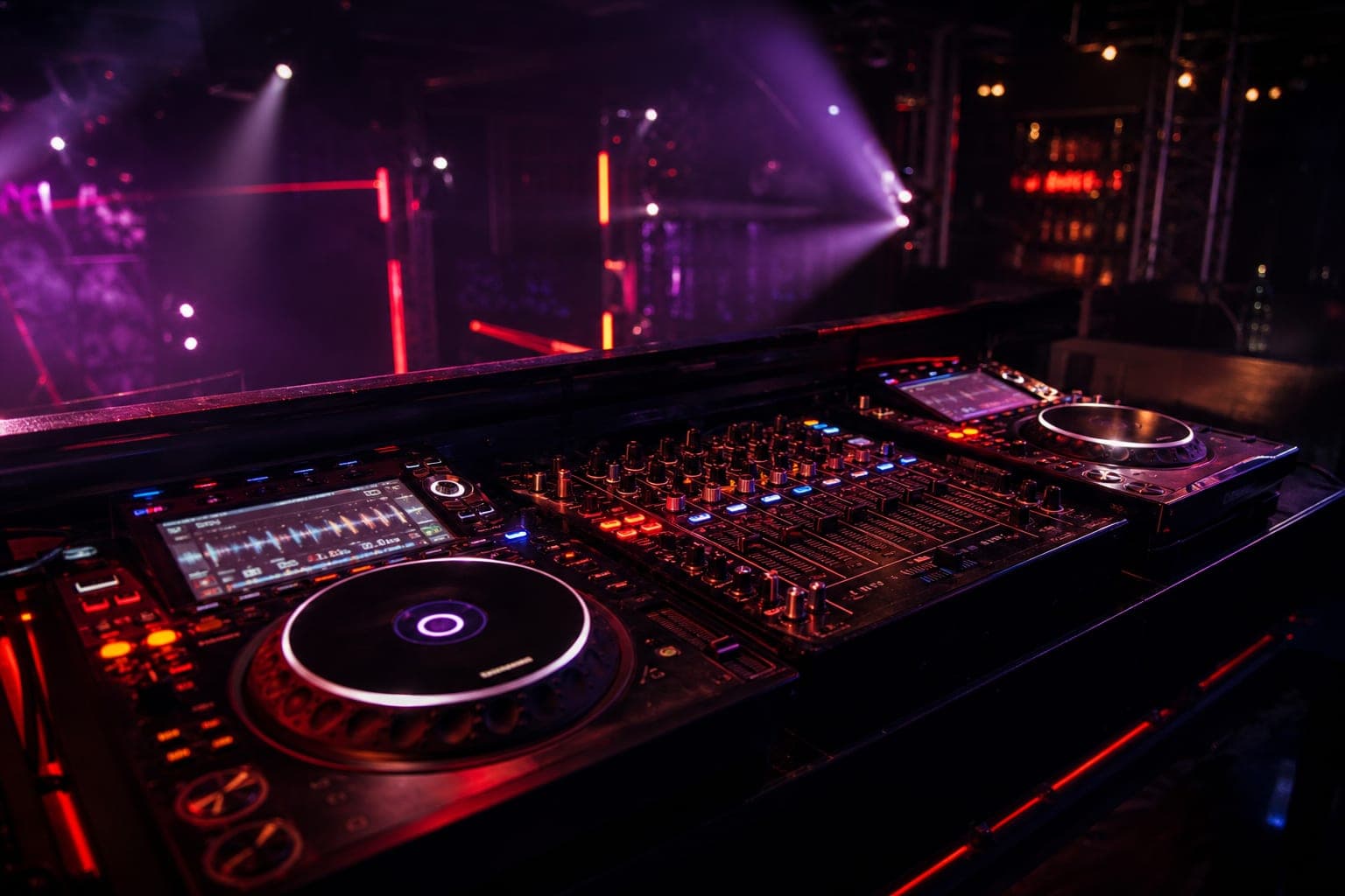 Profesjonalne studio DJ – decki i mikser w Tetris Studio